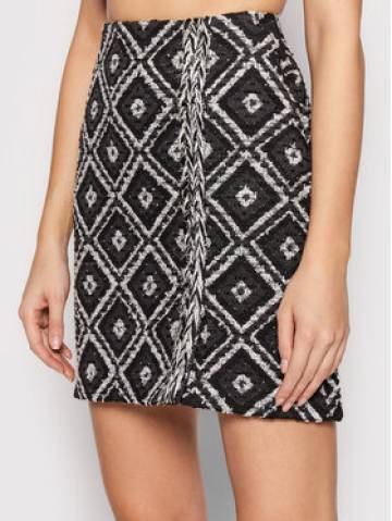 KARL LAGERFELD Cпідниця-міні Boucle 220W1204 Чорний Regular Fit KARL LAGERFELD Cпідниця-міні Boucle 220W1204 Чорний Regular Fit