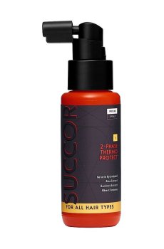 Уценка! Двухфазный термозащитный спрей Succor 2-Phase Thermo Protect Spray для всех типов волос, 60 мл