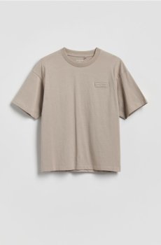 Reserved - Бавовняна футболка - бежевий - 899HR-08X