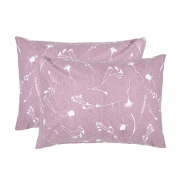 Наволочка бязевая Home Line Васильки, лилово-серая, 50*70 см, 2 шт (173842) Наволочка бязевая Home Line Васильки, лилово-серая, 50*70 см, 2 шт (173842)