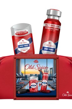 Мужской подарочный набор Old Spice Sport Power (антиперспирант, 150 мл + антиперспирант-стик, 50 мл + косметичка)