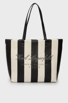 Женская сумка в полоску HOTEL KARL BEACH STRIPE TOTE Разноцветный ONESIZE Karl Lagerfeld 241W3962