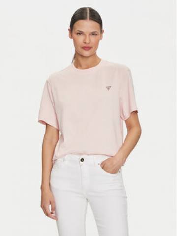 Guess Jeans Футболка W4YI05 K8HM0 Рожевий Regular Fit Guess Jeans Футболка W4YI05 K8HM0 Рожевий Regular Fit