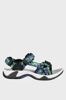 Детские синие сандалии с узором HAMAL Синий 31 CMP 38Q9954-22NL