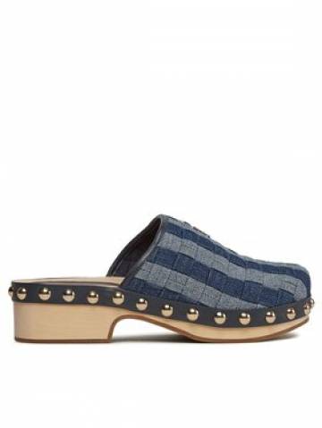 Tommy Hilfiger Сабо Denim Contrast Clog FW0FW07410 Cиній Tommy Hilfiger Сабо Denim Contrast Clog FW0FW07410 Cиній