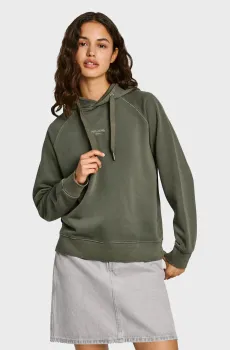 Женское зеленое худи Зеленый S Pepe Jeans PL581462