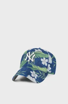 Темно-синяя кепка с узором YANKEES BEACH SIDE Синий ONESIZE 47 Brand BAHAM17LPS-NY