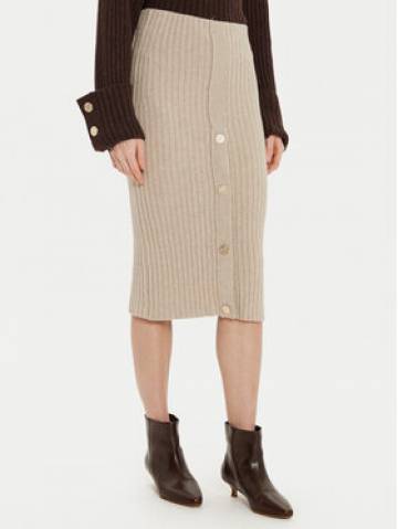 ViCOLO Спідниця-міді 55017S Бежевий Regular Fit ViCOLO Спідниця-міді 55017S Бежевий Regular Fit