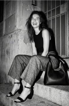 Комбінезон типу боді дівчачий - чорний