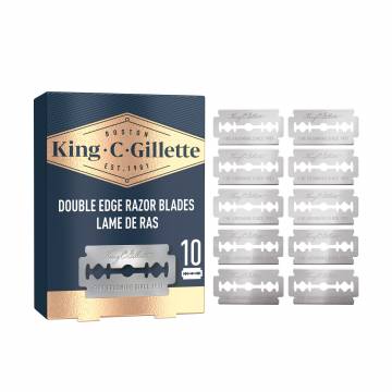 Лезвия для бритья Gillette King C, 10 шт Лезвия для бритья Gillette King C, 10 шт