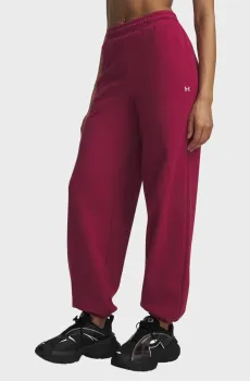 Женские малиновые спортивные брюки Icon Flc Gym Pant Малиновый L Under Armour 6013546-622