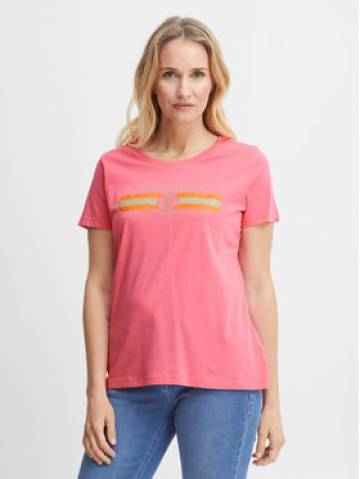 Fransa Футболка 20612083 Рожевий Regular Fit Fransa Футболка 20612083 Рожевий Regular Fit