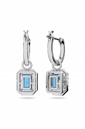 Сережки Swarovski цвет серебрянный