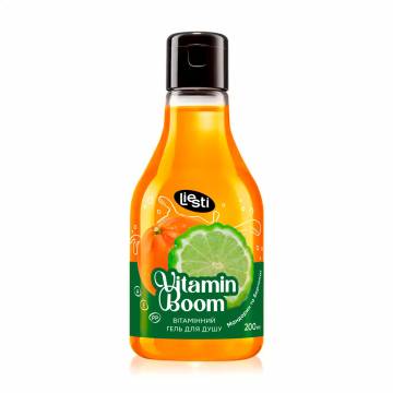 Витаминный гель для душа Liesti Vitamin Boom Shower Gel Мандарин и бергамот, 200 мл Витаминный гель для душа Liesti Vitamin Boom Shower Gel Мандарин и бергамот, 200 мл