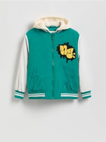 Reserved - Куртка з каптуром - зелений - PL179-77X