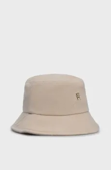 Женская бежевая панама LIMITLESS CHIC BUCKET HAT Бежевый ONESIZE Tommy Hilfiger AW0AW15295