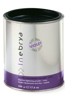 Обесцвечивающая беспылевая пудра Inebrya Bleaching Powder Violet фиолетовая, 500 г