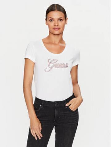 Guess Футболка W3YI36 J1314 Білий Slim Fit Guess Футболка W3YI36 J1314 Білий Slim Fit