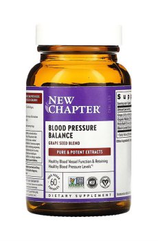Комплекс Поддержка артериального давления New Chapter Blood Pressure Balance, 60 веганских капсул