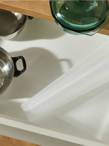 Захисний кухонний килимок - білий
