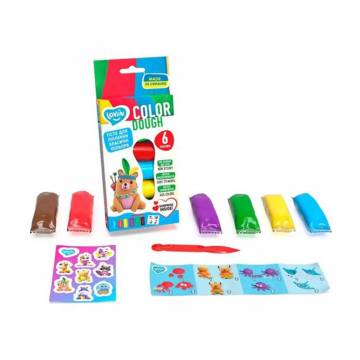 Набор для лепки с тестом Lovin Color 6 цветов, от 3 лет (41196) Набор для лепки с тестом Lovin Color 6 цветов, от 3 лет (41196)