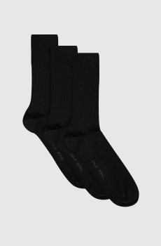 Набор черных носков с шерстью