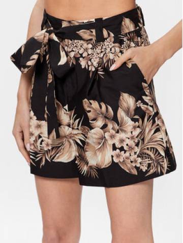 TWINSET Шорти з тканини 231TT2503 Чорний Relaxed Fit TWINSET Шорти з тканини 231TT2503 Чорний Relaxed Fit