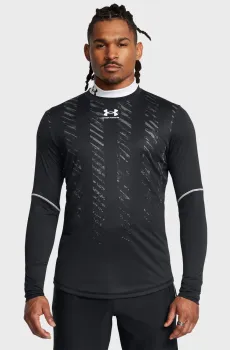 Мужской черный лонгслив UA Ms Ch. Pro LS Jersey Черный XXL Under Armour 1387161-001