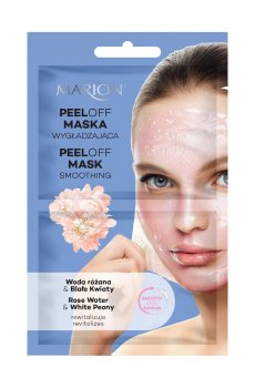 Уценка! Разглаживающая маска для лица Marion Smoothing Peel-Off Mask Rose Water & White Peony, 18 мл