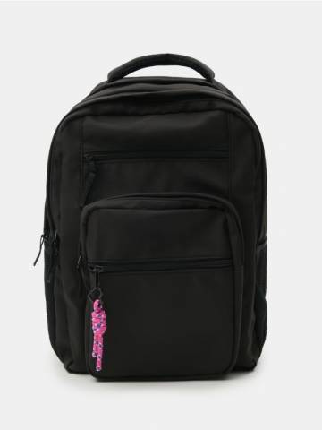 Рюкзак та брелок у комплекті чоловічі - чорний Рюкзак та брелок у комплекті чоловічі - чорний