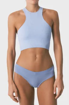 Женские голубые трусики Голубой M womensecret 873949