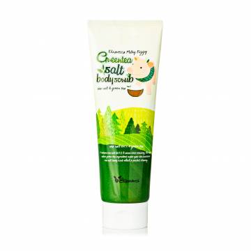 Скраб для тела Elizavecca Milky Piggy Greentea Salt Body Scrub с экстрактом зеленого чая, 300 г Скраб для тела Elizavecca Milky Piggy Greentea Salt Body Scrub с экстрактом зеленого чая, 300 г