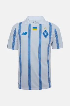 Мужская белая футболка  ФК «Динамо» Київ Home Retail Белый L New Balance MT62K0MFHME