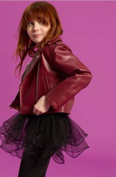 Бавовняні легінси з тюлевою спідничкою - чорний