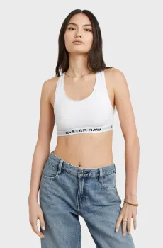 Женский белый топ Bralette Белый XS G-Star RAW D23776,D516