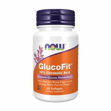 Контроль сахара NOW Foods Glucofit, 60 гелевых капсул Контроль сахара NOW Foods Glucofit, 60 гелевых капсул