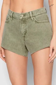 Женские зеленые джинсовые шорты Зеленый 25 Guess W2GD00.D4MO1;VEGR