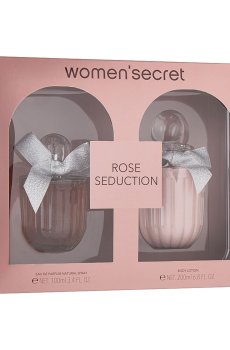 Парфюмированный набор женский WomenSecret Rose Seduction (парфюмированная вода, 100 мл + лосьон для тела, 200 мл)