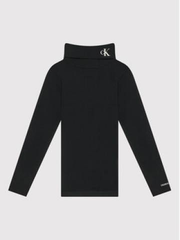 Calvin Klein Jeans Гольф Monogram IG0IG01164 Чорний Slim Fit Calvin Klein Jeans Гольф Monogram IG0IG01164 Чорний Slim Fit