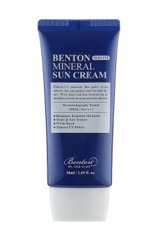 Минеральный солнцезащитный крем для лица Benton Skin Fit Mineral Sun Cream, SPF 50+/PA++++, 50 мл