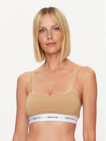 United Colors Of Benetton Бюстгальтер-топ 3OP81R00I Бежевий United Colors Of Benetton Бюстгальтер-топ 3OP81R00I Бежевий