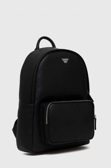 Рюкзак Emporio Armani мужской цвет чёрный большой однотонный Рюкзак Emporio Armani мужской цвет чёрный большой однотонный