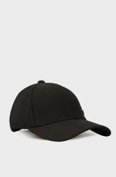 Женская черная шерстяная кепка K IKONIK 2.0 WOOL CAP Черный ONESIZE Karl Lagerfeld 246W3402