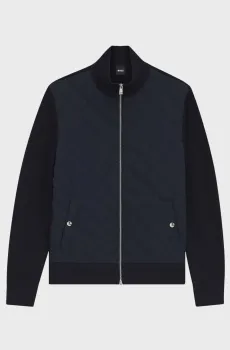 Мужская темно-синяя куртка Синий XL BOSS 50555126;404