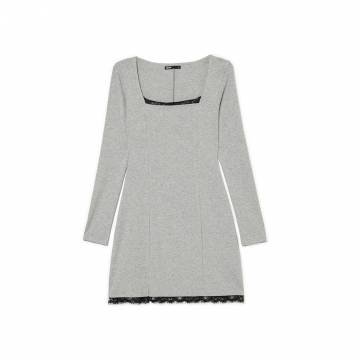 Cropp - Трикотажне плаття - середньо-зелений Cropp - Трикотажне плаття - середньо-зелений