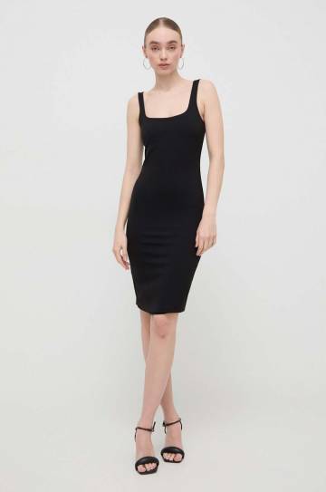 Платье Guess CHARLOTTE цвет чёрный mini облегающее W4GK69 KC7M0 Платье Guess CHARLOTTE цвет чёрный mini облегающее W4GK69 KC7M0