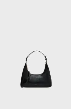 Женская черная сумка FOIL GLOSSY SHOULDER Черный ONESIZE Calvin Klein LV04F3737G