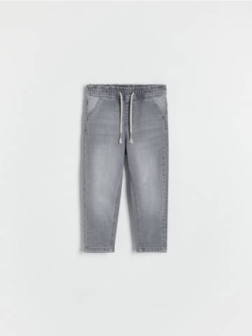 Reserved - Брюки carrot fit - світло-сірий - 383BF-09J Reserved - Брюки carrot fit - світло-сірий - 383BF-09J