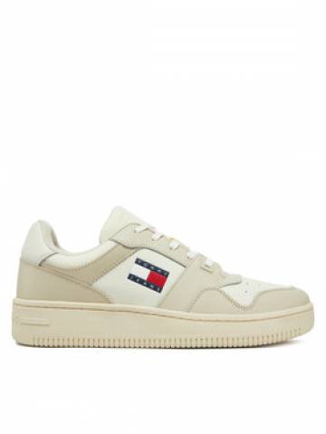 Tommy Jeans Снікерcи Tjm Retro Basket Ess EM0EM01395 Écru Tommy Jeans Снікерcи Tjm Retro Basket Ess EM0EM01395 Écru