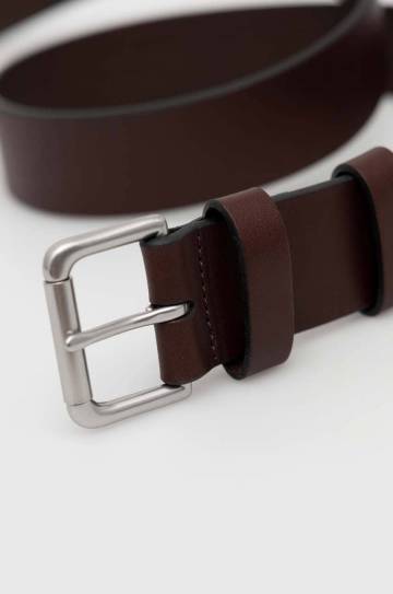 Кожаный ремень Polo Ralph Lauren мужской цвет коричневый Кожаный ремень Polo Ralph Lauren мужской цвет коричневый